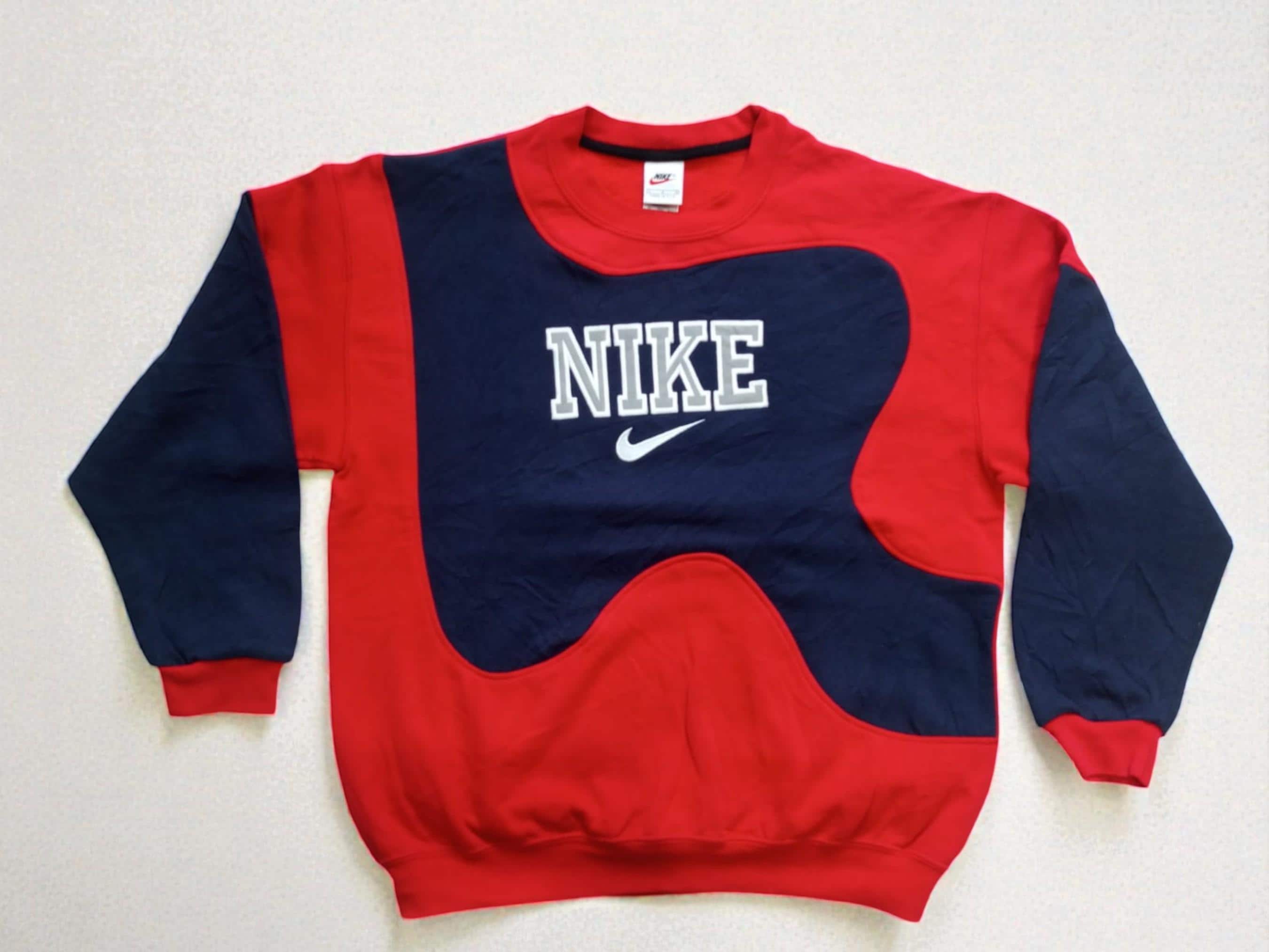 Nike sweatshirt embroidered - Etsy 日本