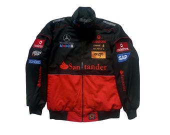 Vintage Mercedes Benz Vodafone Santander Racing Jacket Unisex Size M