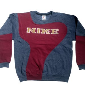 Nike vintage reworked embroidered unisex sweatshirt size M
