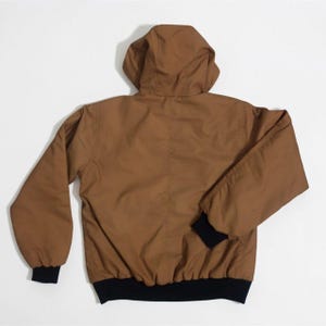 Carhartt überarbeitet Kapuzenjacke Medium Camel Full Zip Langarm Bild 3
