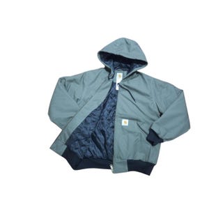 Carhartt Reworked Hooded Jacket XL Full Zip Long Sleeve image 2