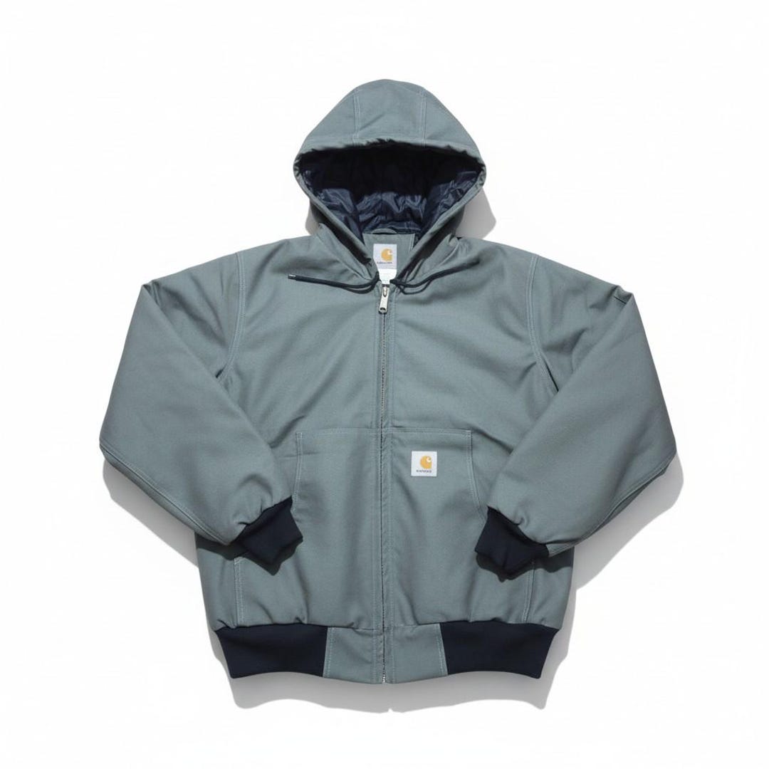 Carhartt Reworked Hooded Jacket XL Full Zip Long Sleeve - Etsy