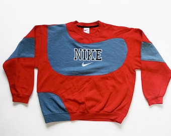 Sudadera unisex Nike vintage bordada y reelaborada, talla XXL