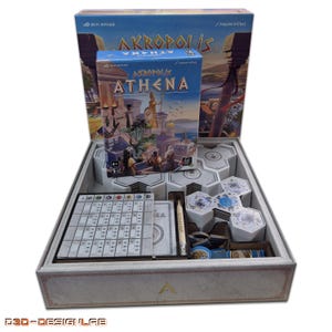 Insert / storage for the Akropolis Athena game