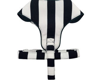 Custom Handmade Adjustable Dog Harness - Stripe Study