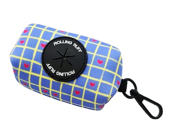 GAME OF HEARTS Dog Waste Bag Holder, Neoprene Poop Bag Dispenser