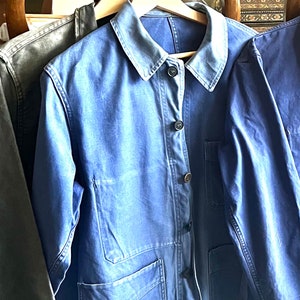 French Blue Workman’s Jacket, Vintage French Jacket