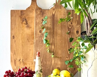 Large European Pizza Bread Board, Europe Bread Board, Rectangle Bread Board, French Charcuterie Board, Cheese Board,