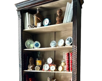 Antique French Watch Repair Hutch, Paris Atelier Workstation Cabinet