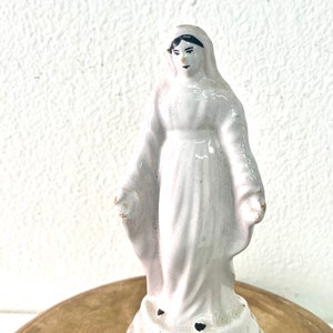 Collection of vintage French Statues, Mary, St Teresa, Virgin Mary 4)