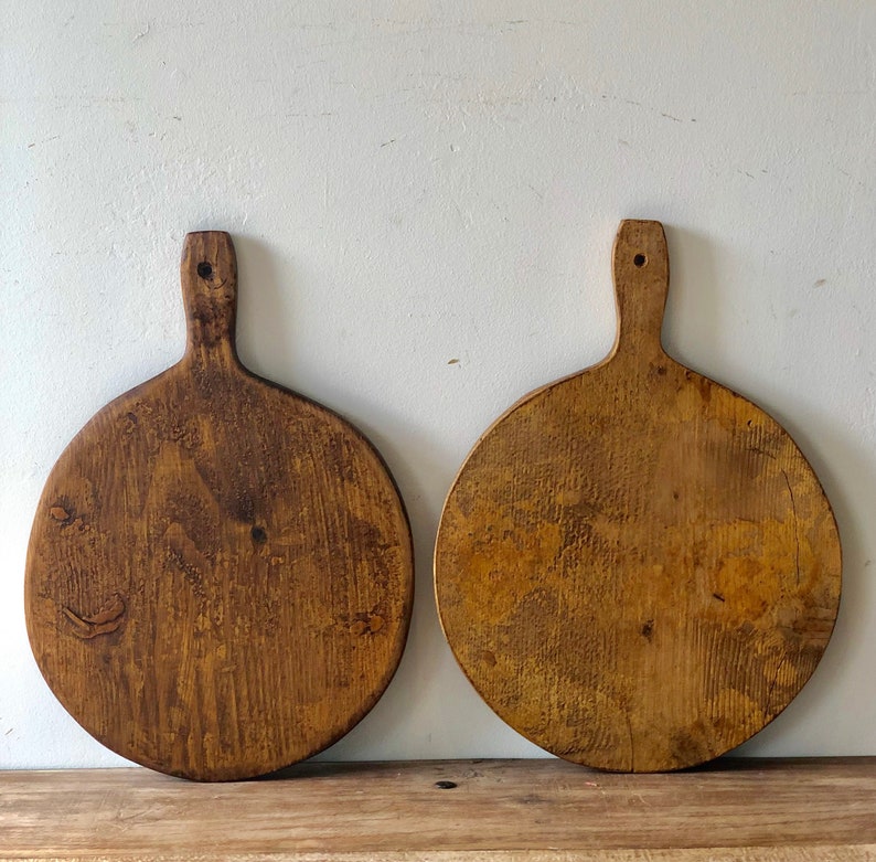 Small  Bread Board French Small Circular Bread Board image 4