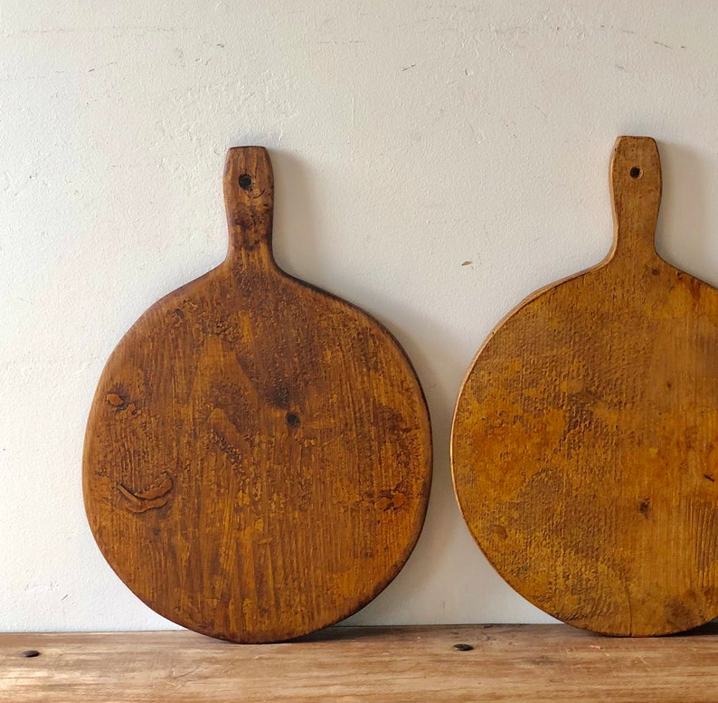 Small  Bread Board French Small Circular Bread Board image 5