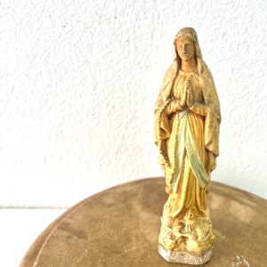 Collection of vintage French Statues, Mary, St Teresa, Virgin Mary 6)