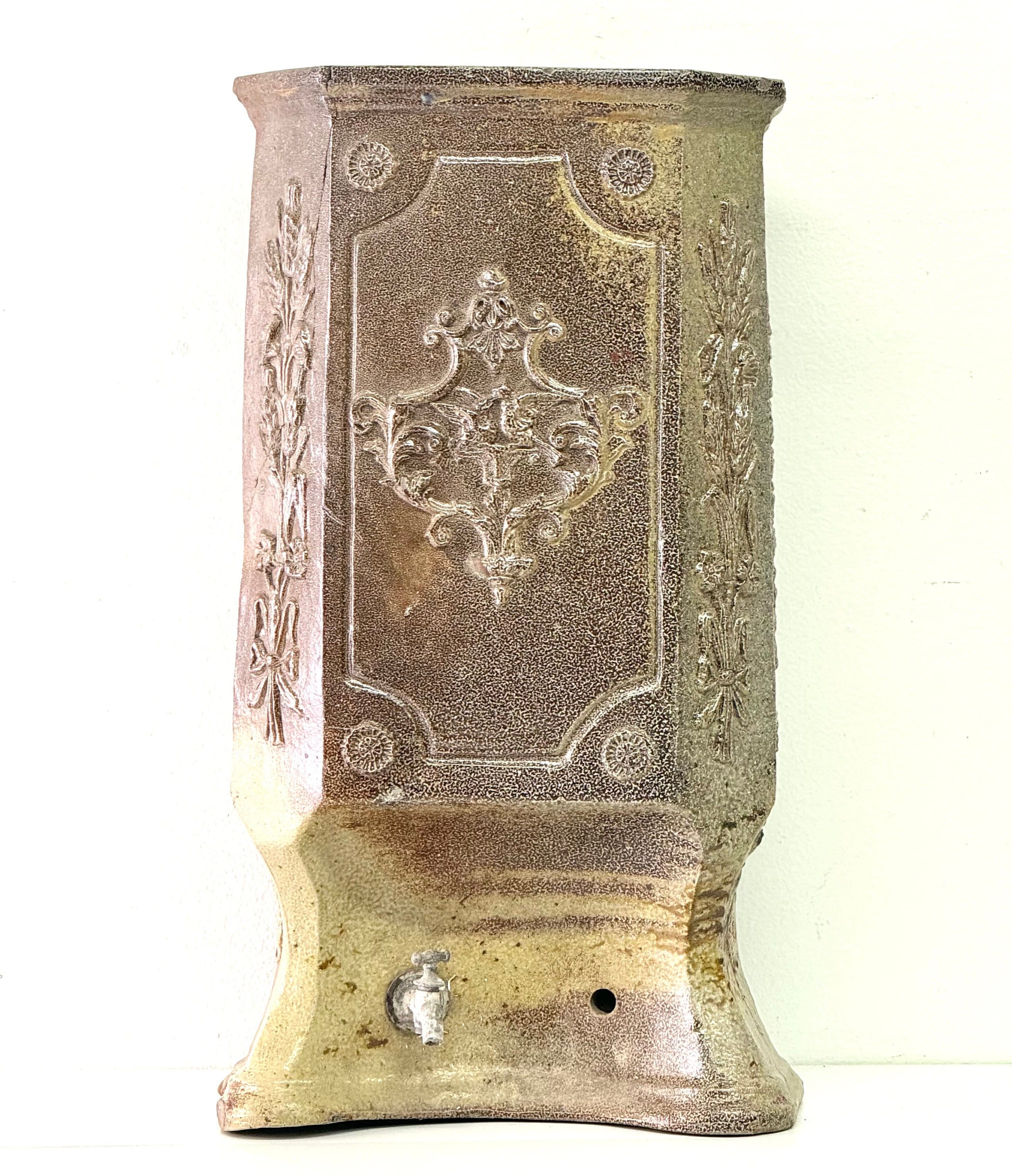 Extraordinary Extra Large Antique French Water Filtration, Large Ceramic French Planter, Paris