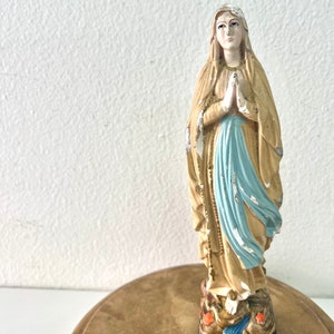 Collection of vintage French Statues, Mary, St Teresa, Virgin Mary 2)