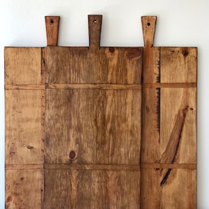 Large Rectangle Bread Board, ReClaimed Repurposed Vintage Wood, European Charcuterie Board, Cheese Board, Vintage Wood, Vineyard image 5