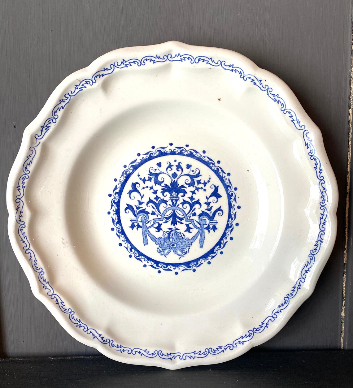 Exceptional collection of Gien China French China China blue Etsy
