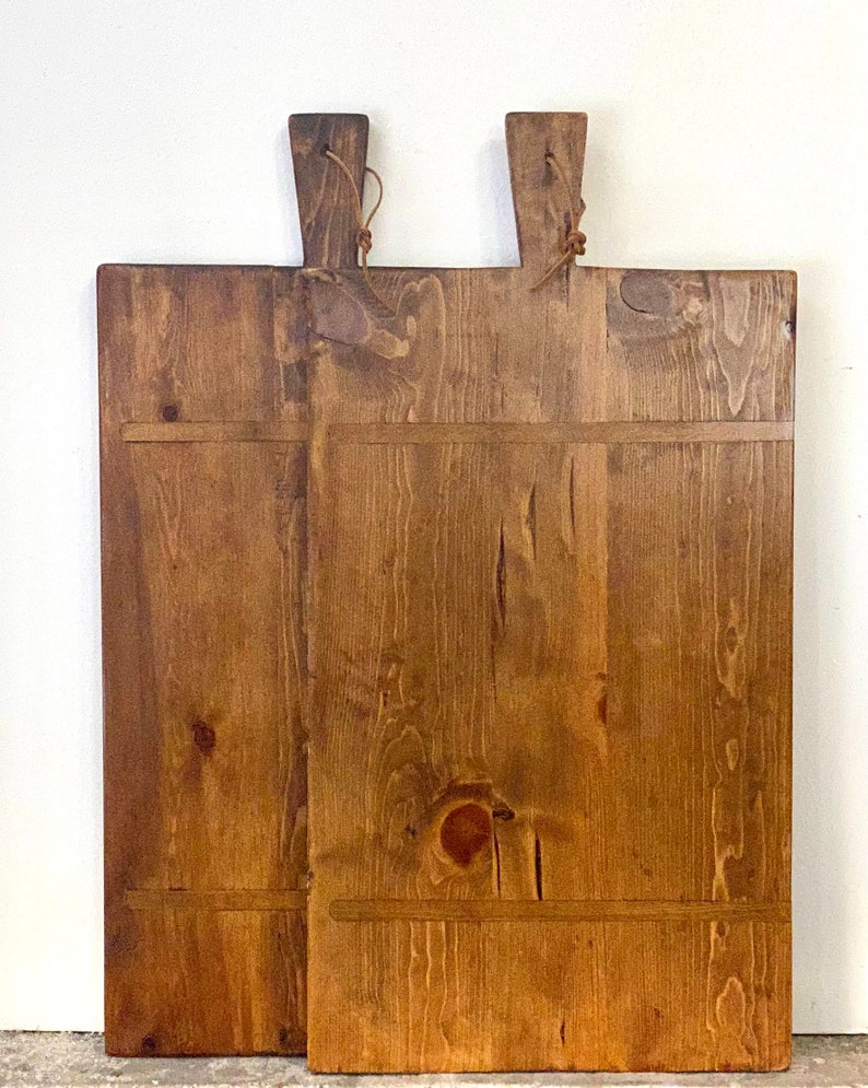 Large Rectangle Bread Board, ReClaimed Repurposed Vintage Wood, European Charcuterie Board, Cheese Board, Vintage Wood, Vineyard image 9