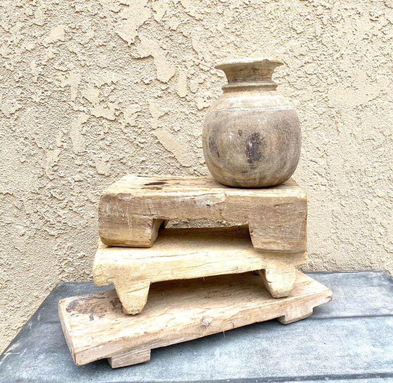 Vintage Wood hand carved Risers European wooden Risers Wood Etsy