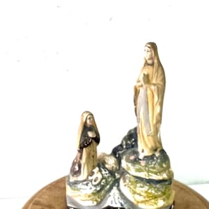 Collection of vintage French Statues, Mary, St Teresa, Virgin Mary 5)