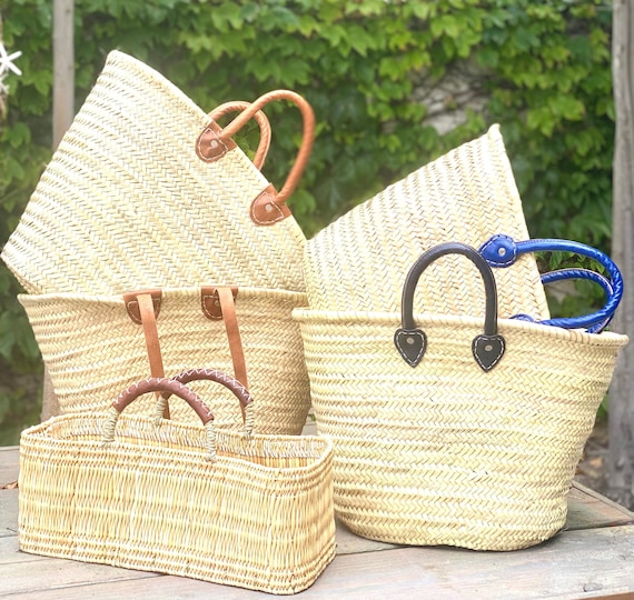 Handmade French Market Bag, Market Basket, French Bag Gem