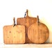 Set of Three Bread Boards, Reclaimed Wood Bread Boards from  France, French Charcuterie Board, Cheese Boards, 