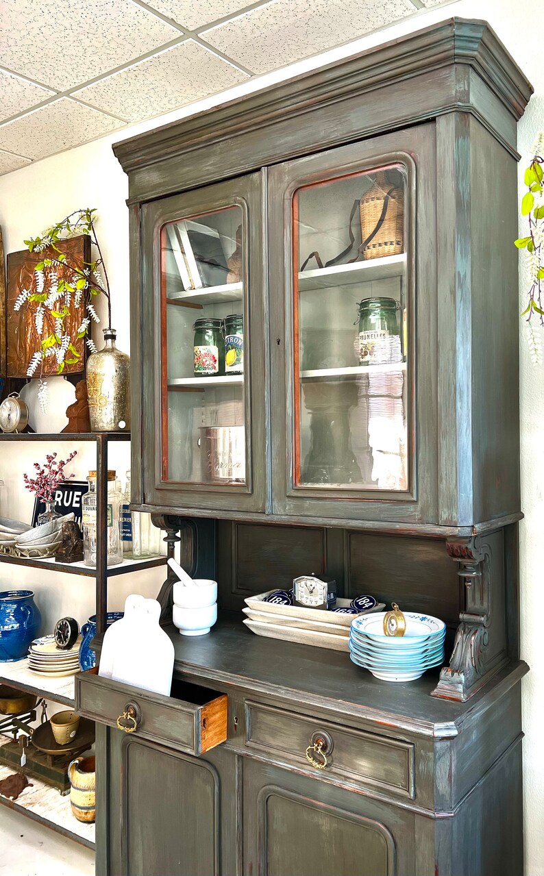 Vintage French Hutch Library Hotel Hutch Etsy