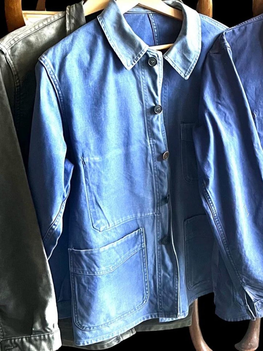 Vintage French Workman's Jacket, Paratrooper Style - Etsy