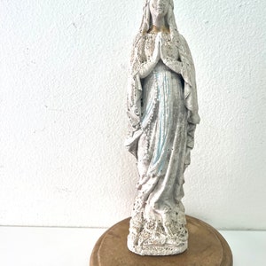 Collection of vintage French Statues, Mary, St Teresa, Virgin Mary 1)