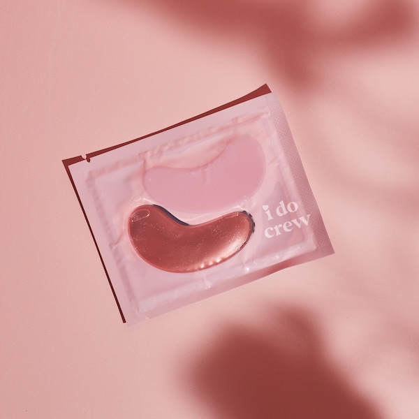 Mascarilla de gel para el contorno de ojos para despedidas de soltera Mascarilla de hidrogel I Do Crew