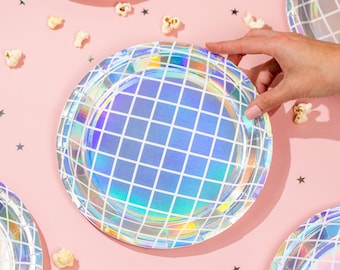Disco Ball Hen Party Paper Plate | 16 Pack