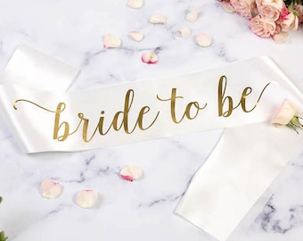 Bride to Be Satin Hen Party Sash