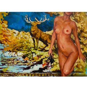 2021, Olja på duk, 45 x 60 cm, "Nostalgi". Igor Ilinsky (VINCENT)