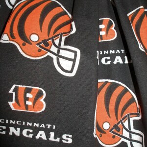 Handmade Dress for 18 inch dolls - football team print - Choose 1 Bengals