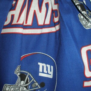 Handmade Dress for 18 inch dolls - football team print - Choose 1 New York Giants