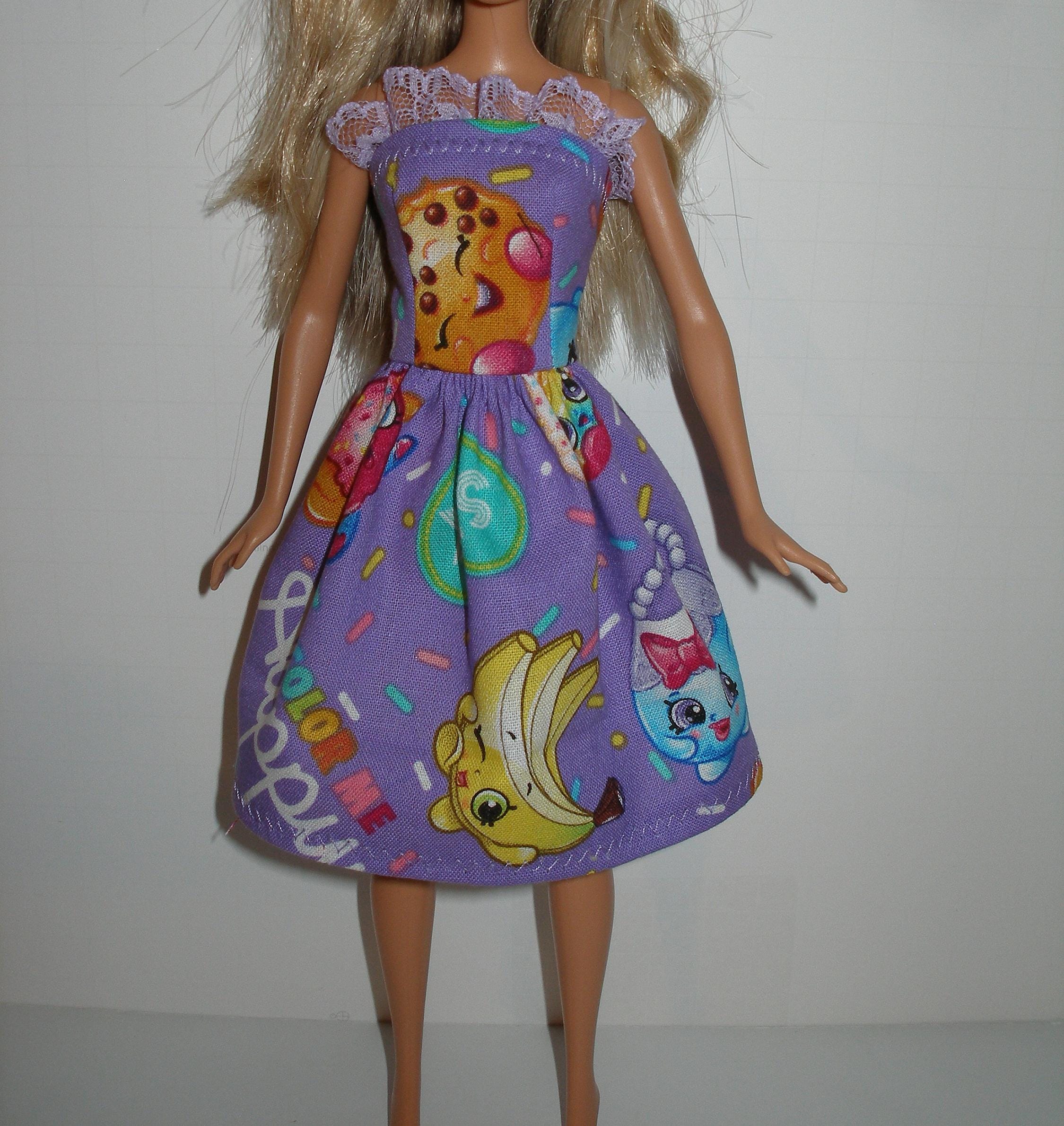 fitted lace wedding dress Shopkins D'Lish Donut Girl's Short Sleeved Dress