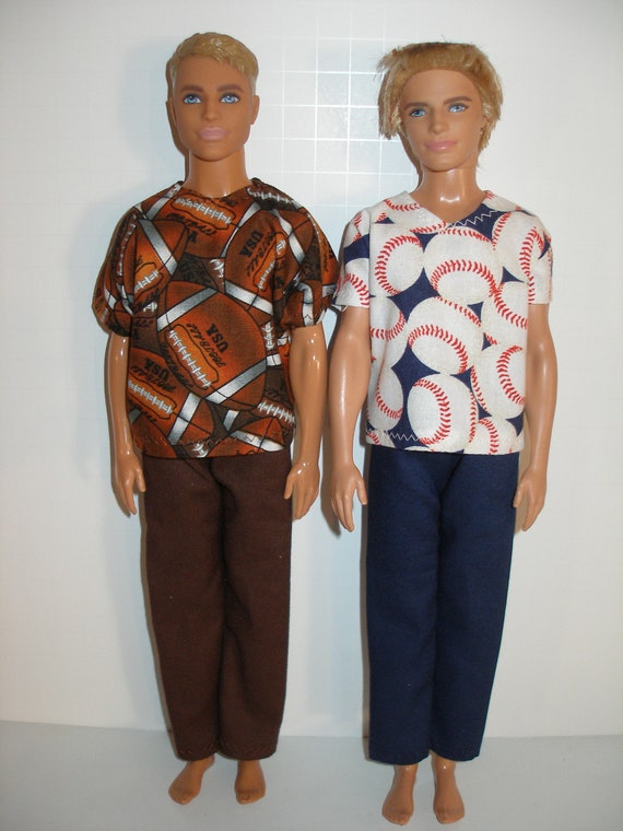 kleding auteur video Handmade 12 Male Fashion Doll Clothes Fit Ken Doll - Etsy