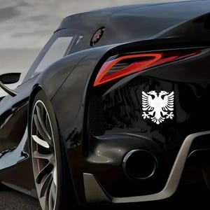 Albanian Eagle Car Sticker
