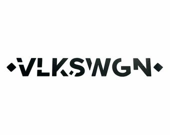 Volkswagen car sticker
