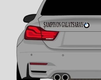 Adhesivo para coche Sampiyon Galatasaray