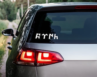 Göktürk Türkiye car stickers