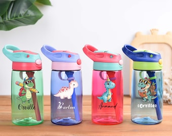 Personalized Kids Water Bottles,Back to School Gift,School Water Bottle,Custom Kids Name Cup Gift,Party Favors, Easter Gifts,Summer Camp Cup
