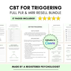 Lot de feuilles de travail sur le déclencheur de la TCC, MMR du DPP, exercices de réflexion (produit numérique)