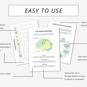Therapy Worksheets Whole Shop Mega Bundle Canva Editable