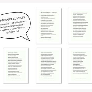 Therapy Worksheets Whole Shop Mega Bundle Canva Editable