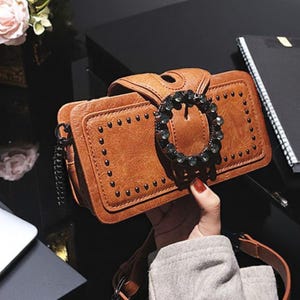 Kleine Umhängetasche, Vegan Leder Schultertasche, Luxus Tasche für Frauen, Leder Mini Geldbörse, Geschenk für Mädchen, Muttertagsgeschenk