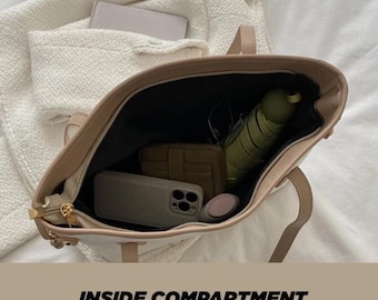 Bolsa Tote Feminina de Grande Capacidade – Bolsa de Mão e Bolsa de Ombro, Presente Perfeito para Mulheres