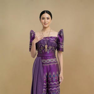 Sage Green Filipiniana Dress Luna Handwoven Inabel Filipiniana Dress Camisa  Filipina