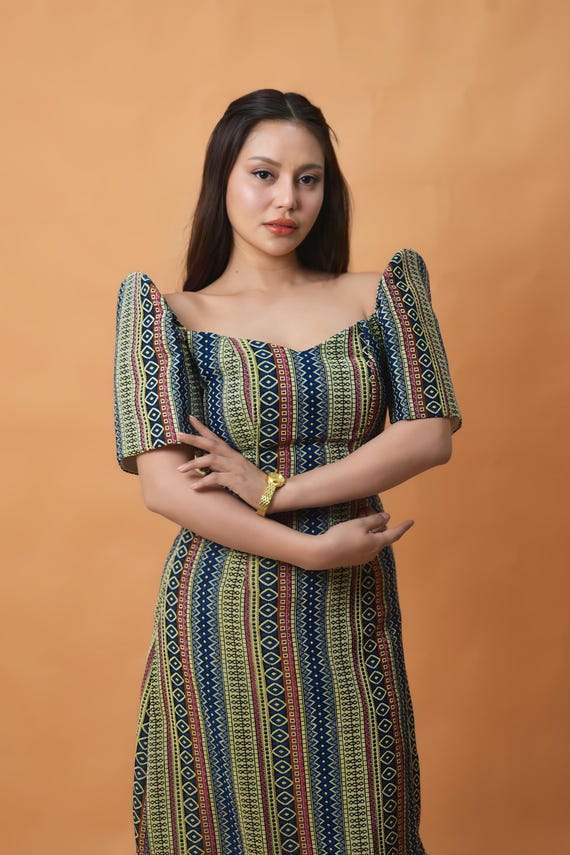 Filipiniana Attire Ethnic Modern Dress Ethnic Filipiniana