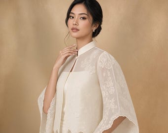 Hanna Filipiniana Kimona | Camisa Filipina